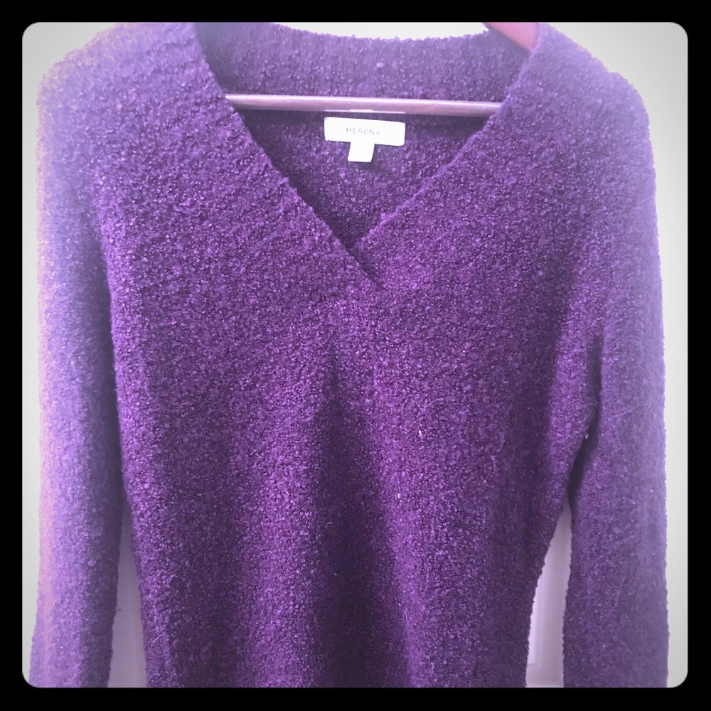 Purple Fuzzy Sweater